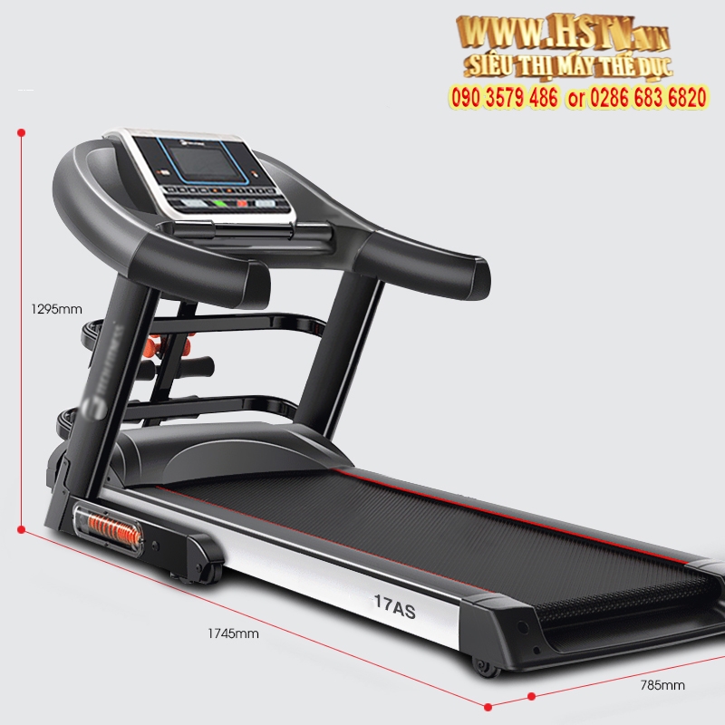  Máy chạy bộ MBH-17AS đơn năng