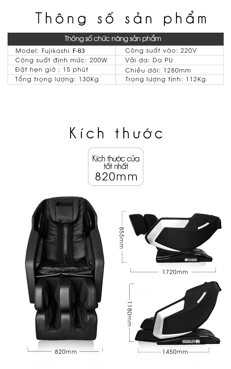 ghế massage toàn thân MBH-83