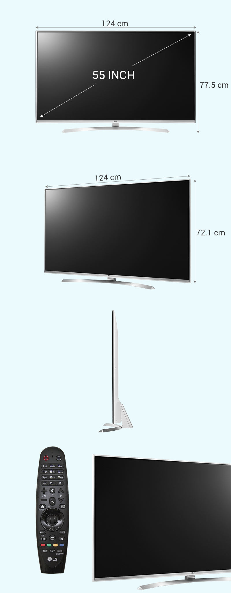 Smart Tivi LG 55 inch 55UH850T