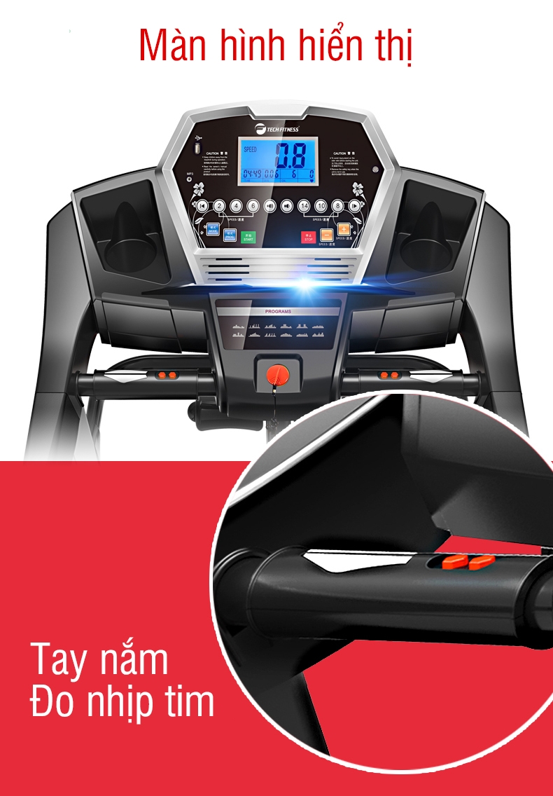 Máy chạy bộ điện đa năng MBH-05AS
