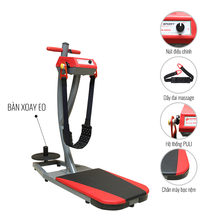 MÁY MASSAGE BỤNG ĐỨNG M150 NEW + XOAY EO( MX-2021)