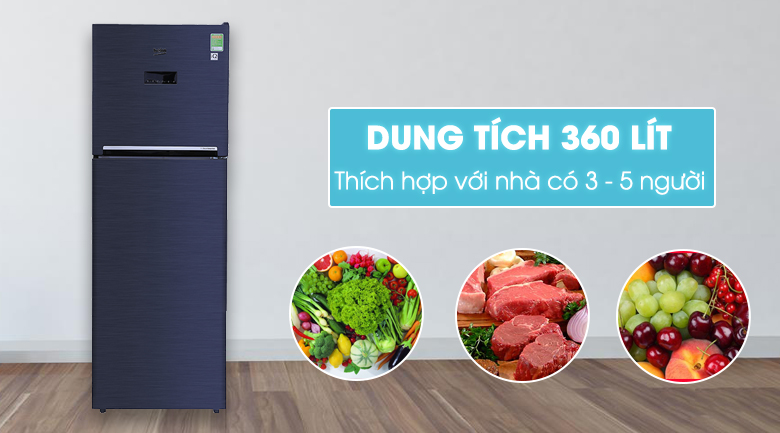 Tủ lạnh với màn hình hiển thị nhiệt độ bên ngoài