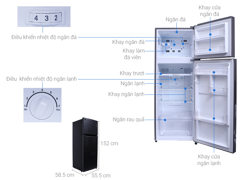 Tủ lạnh LG inverter 209 lít GN-L225S